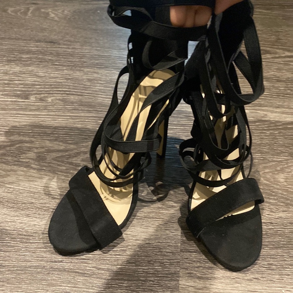 Black heels